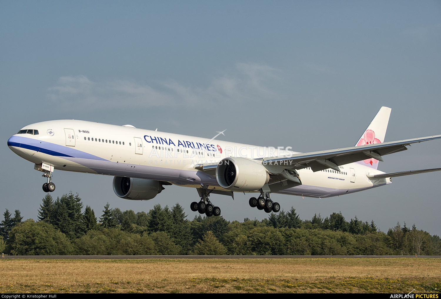 China Airlines B-18051 aircraft at Everett - Snohomish County / Paine Field
