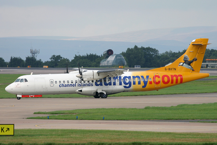 Aurigny Air Services G-BXTN aircraft at Manchester