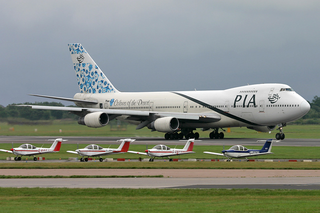 PIA - Pakistan International Airlines AP-BAK aircraft at Manchester