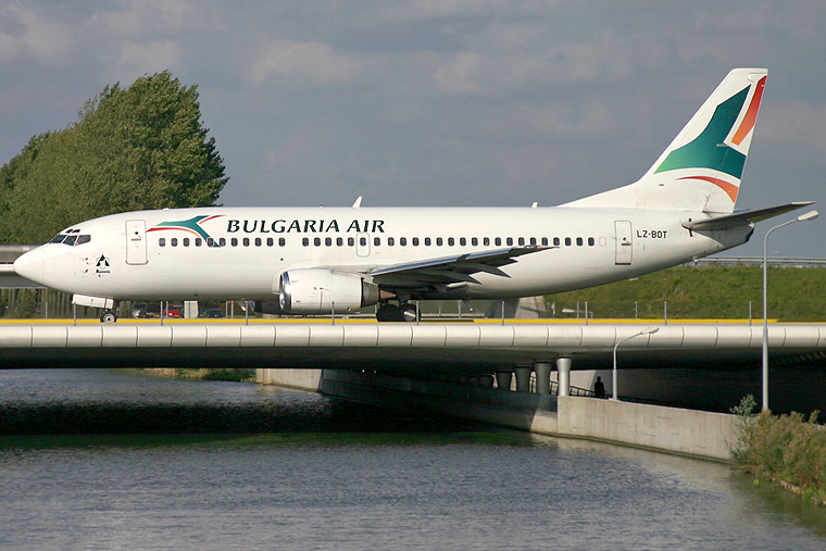 Bulgaria Air LZ-BOT aircraft at Amsterdam - Schiphol