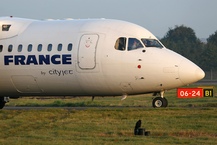 Air France - Cityjet EI-RJI aircraft at Edinburgh