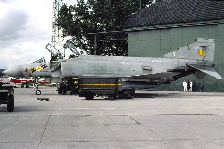 Royal Air Force XT872 aircraft at Leuchars