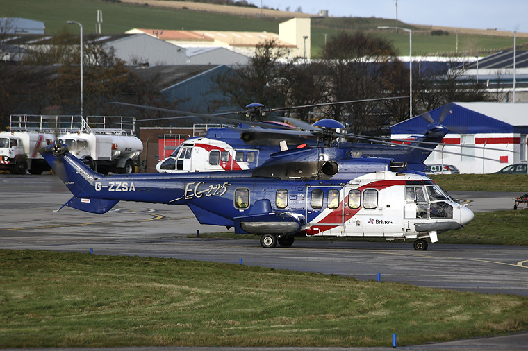 Bristow Helicopters G-ZZSA aircraft at Aberdeen / Dyce