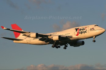JA8916 - JAL - Japan Airlines Boeing 747-400