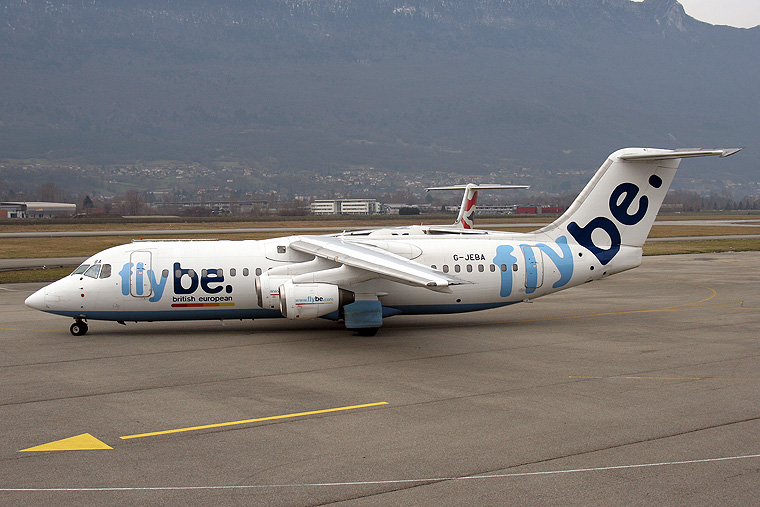 Flybe G-JEBA aircraft at Chambéry