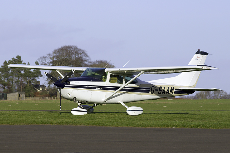 Private G-SAAM aircraft at Perth - Scone