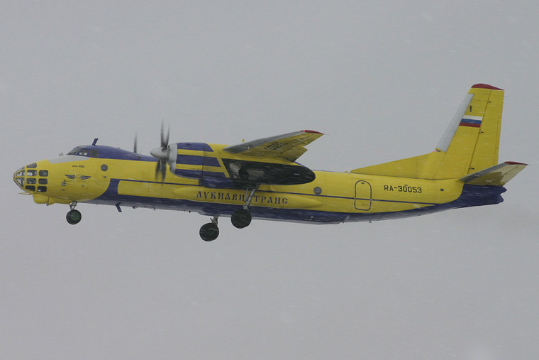 Lukiaviatrans RA-30053 aircraft at Nizhniy Novgorod