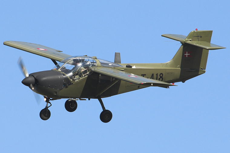 Denmark - Air Force T-418 aircraft at Leuchars