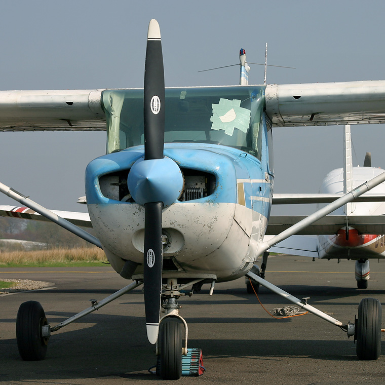 Private G-BOIO aircraft at Cumbernauld
