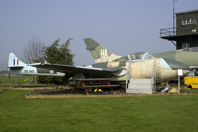 Royal Air Force XD547 aircraft at Dumfries