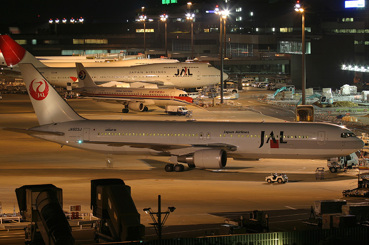 JAL - Japan Airlines JA613J aircraft at Tokyo - Narita Intl