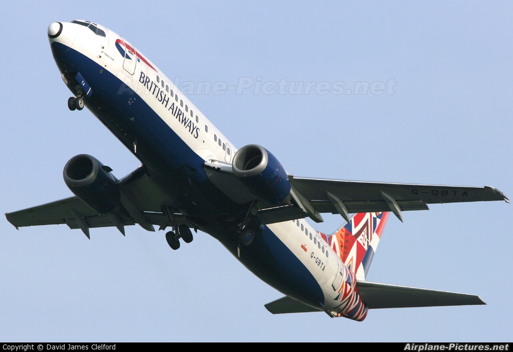 British Airways G-GBTA aircraft at Amsterdam - Schiphol