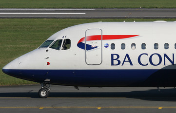 G-BZAY - British Airways - Connect British Aerospace BAe 146-300/Avro RJ100