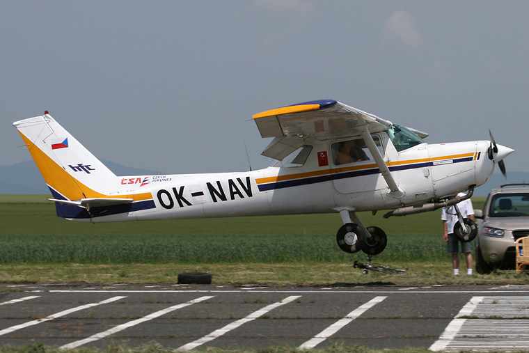 Aeroklub Czech Republic OK-NAV aircraft at Panenský Týnec