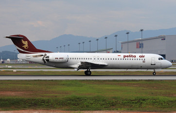 PK-PFZ - Pelita Air Fokker 100