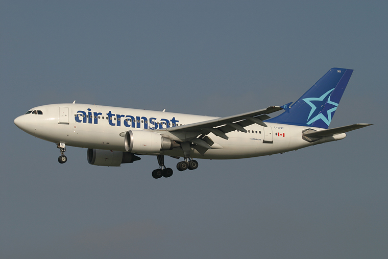 Air Transat C-GFAT aircraft at Frankfurt