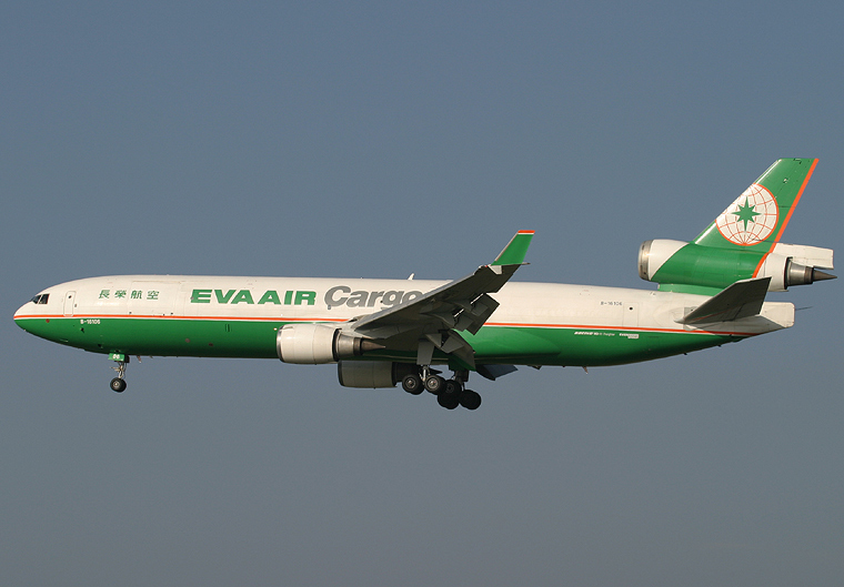 EVA Air Cargo B16106 aircraft at Frankfurt