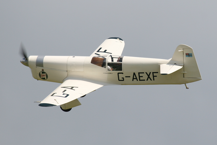 Private G-AEXF aircraft at Duxford