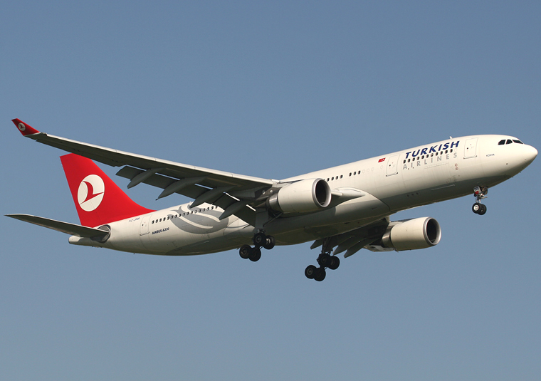 Turkish Airlines TC-JNB aircraft at London - Heathrow