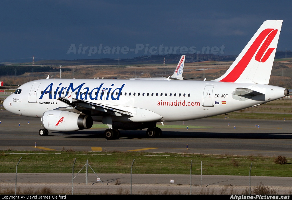 Air Madrid EC-JQT aircraft at Madrid - Barajas