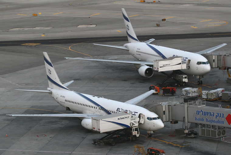 El Al Israel Airlines 4X-EKA aircraft at Tel Aviv - Ben Gurion