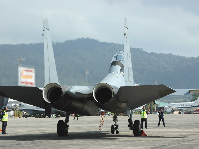Malaysia - Air Force M52-02 aircraft at Langkawi
