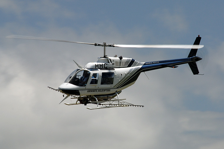 Ashworth Helicopters ZK-HHC aircraft at Gisborne