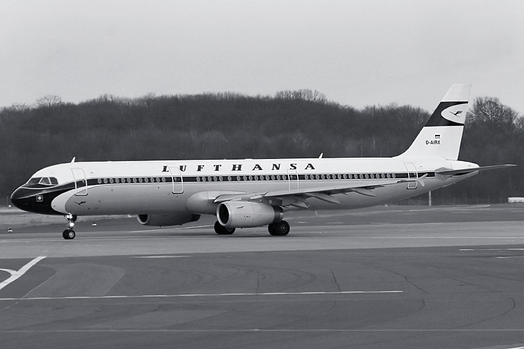 Lufthansa D-AIRX aircraft at Düsseldorf