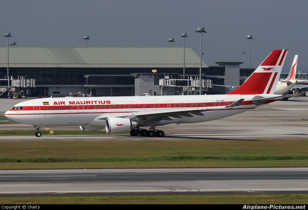 Air Mauritius 3B-NBM aircraft at Kuala Lumpur Intl