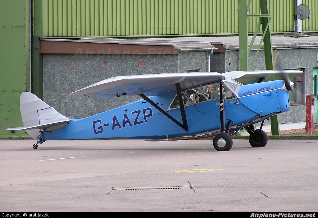 Private G-AAZP aircraft at Leuchars