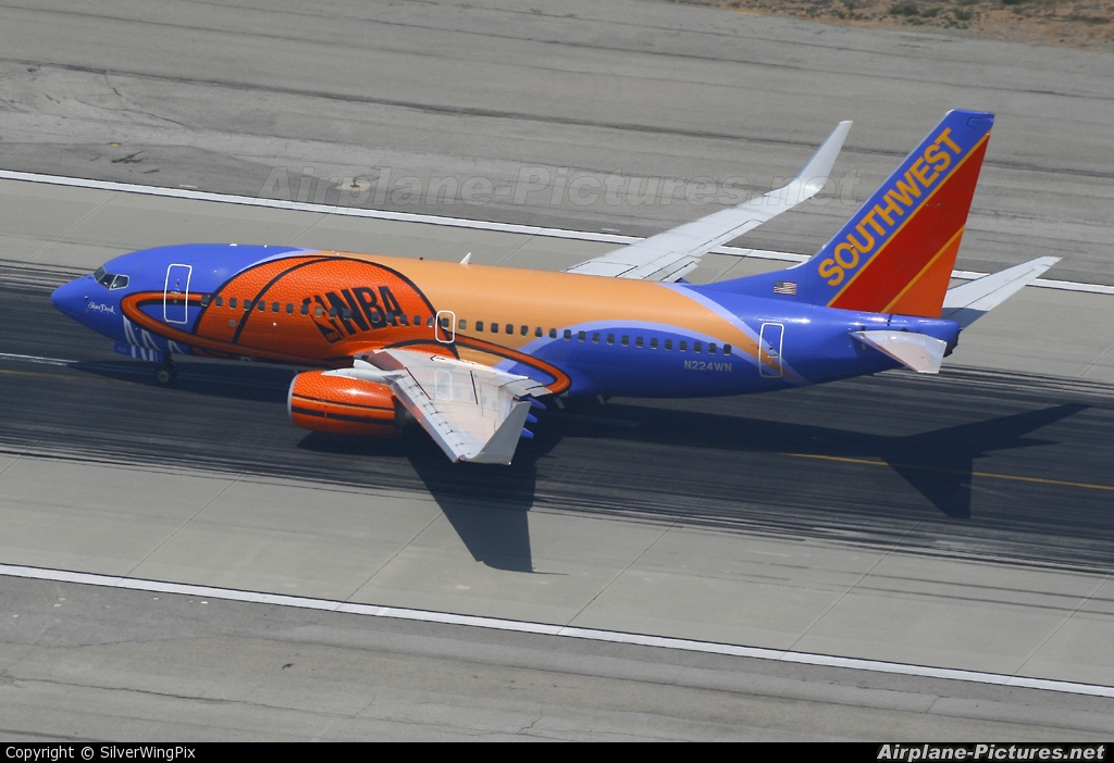 Southwest Airlines N224WN aircraft at Los Angeles Intl