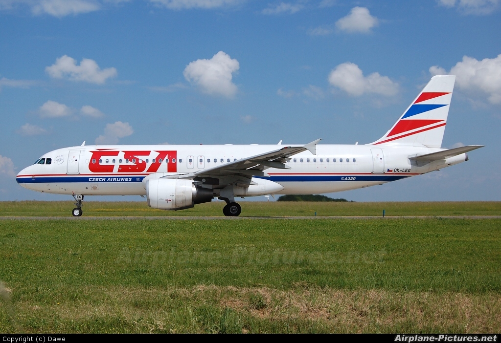 CSA - Czech Airlines OK-LEG aircraft at Prague - Václav Havel