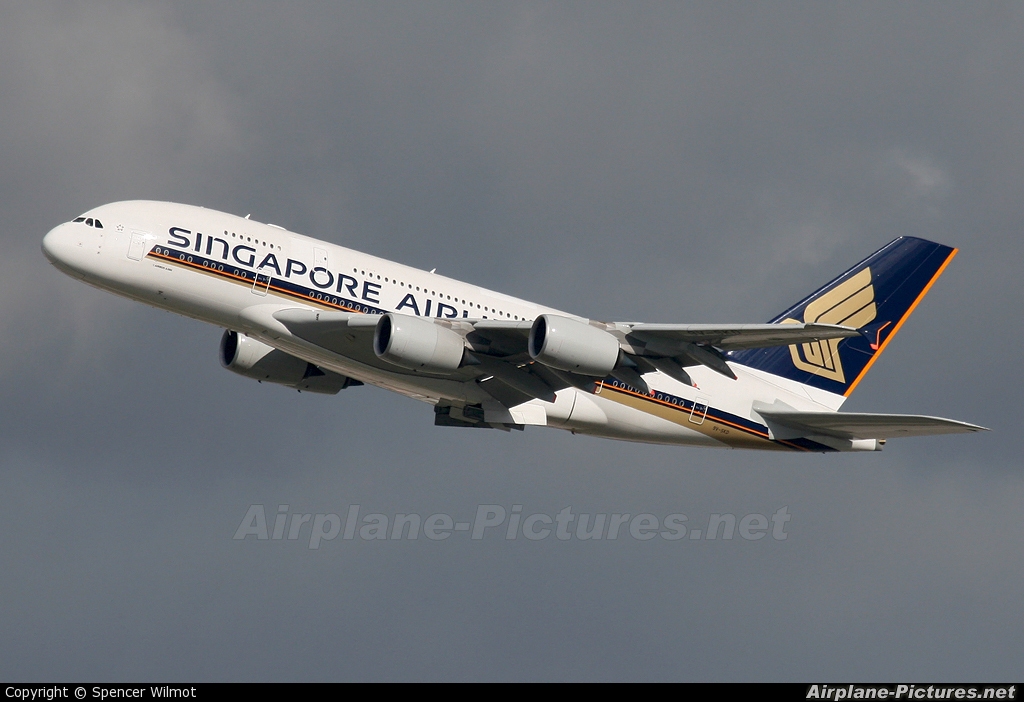 Singapore Airlines 9V-SKD aircraft at London - Heathrow