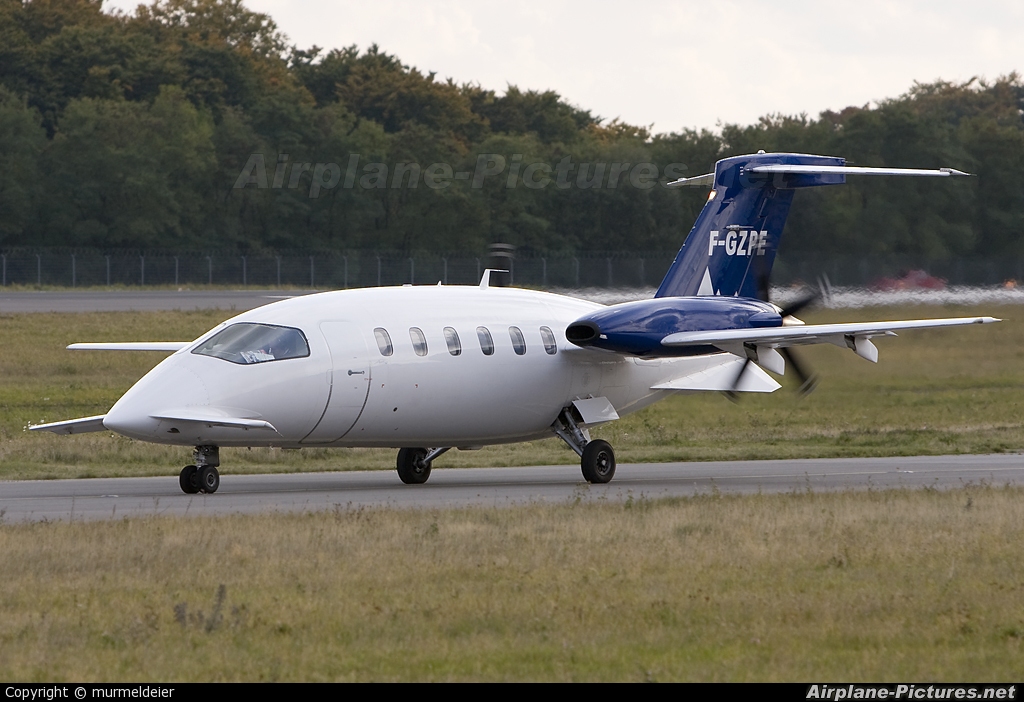 Pan Europeenne Air Service F-GZPE aircraft at Luxembourg - Findel