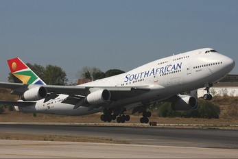ZS-SAZ - South African Airways Boeing 747-400