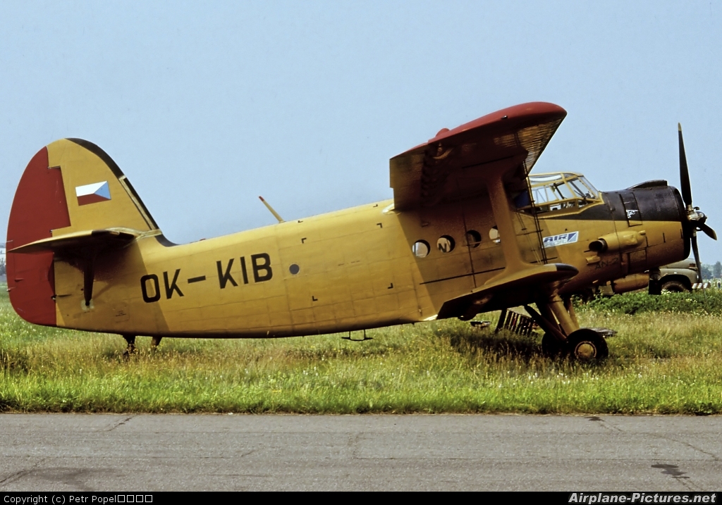 Air Special OK-KIB aircraft at Mariánské Lázně