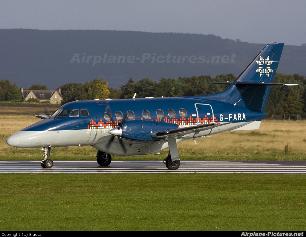 Highland Airways G-FARA aircraft at Inverness