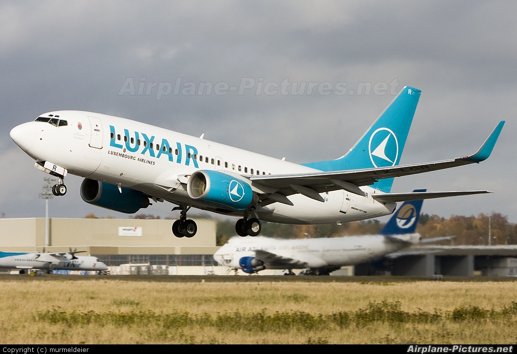 Luxair LX-LGR aircraft at Luxembourg - Findel