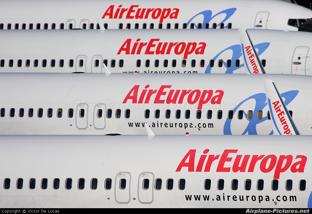 Air Europa EC-JHK aircraft at Madrid - Barajas