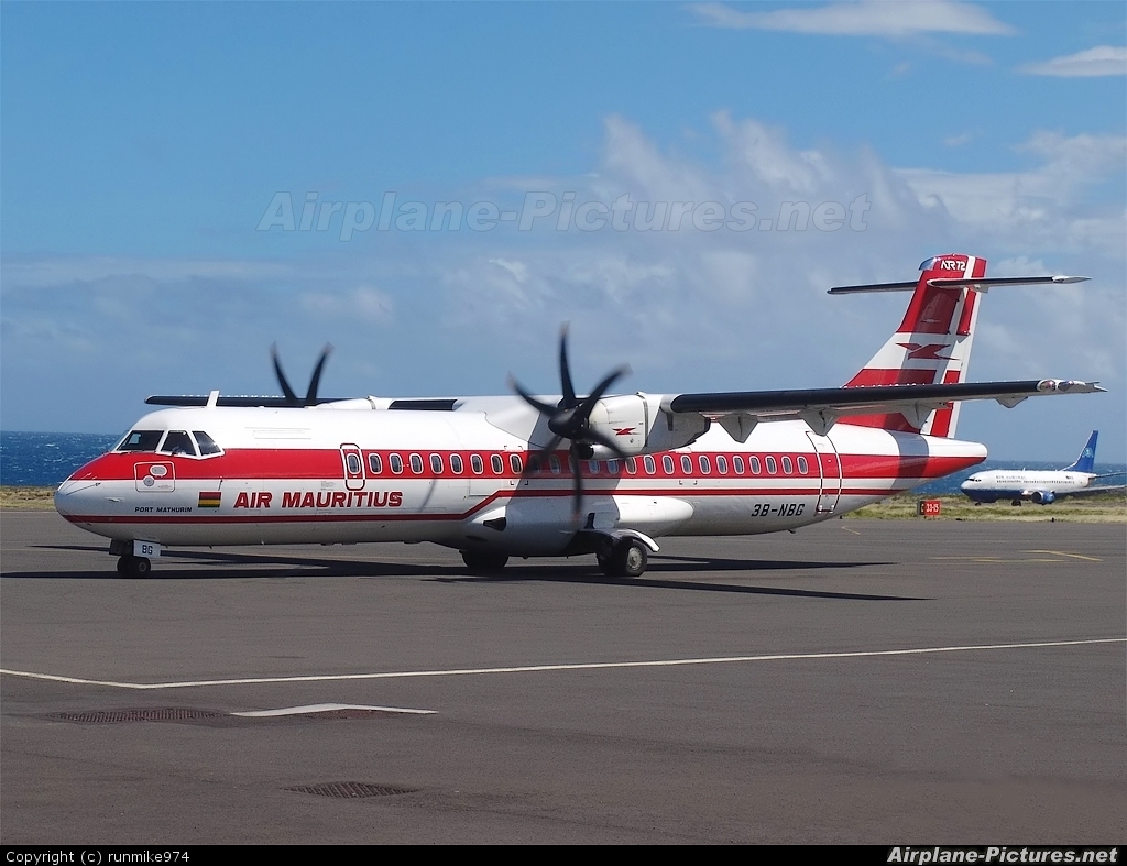 Air Mauritius 3B-NBG aircraft at Saint-Pierre - Pierrefonds