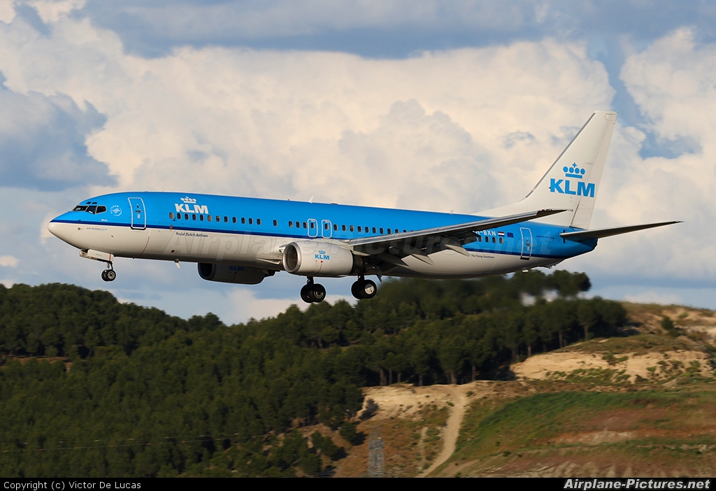 KLM PH-BXN aircraft at Madrid - Barajas