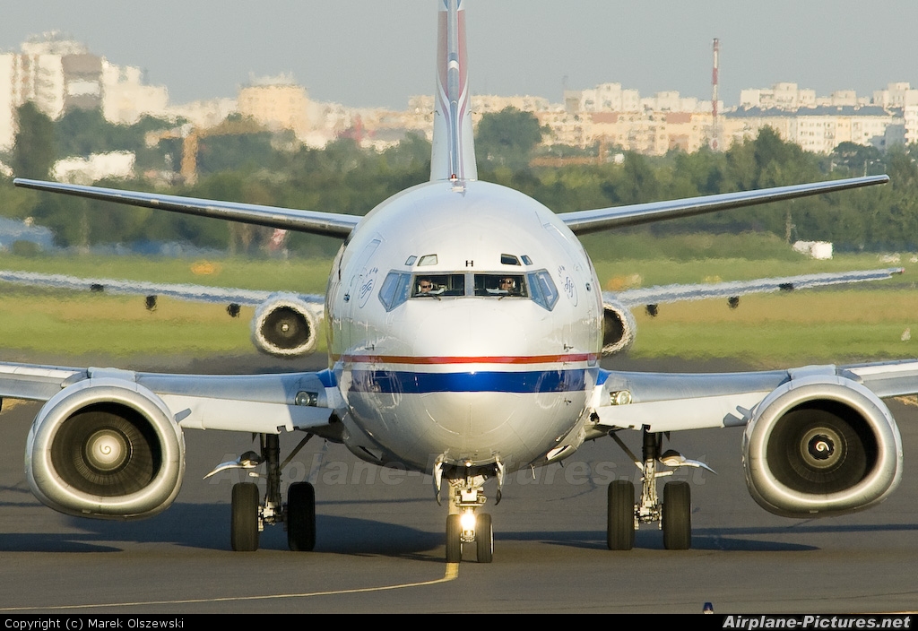 CSA - Czech Airlines OK-CGH aircraft at Warsaw - Frederic Chopin