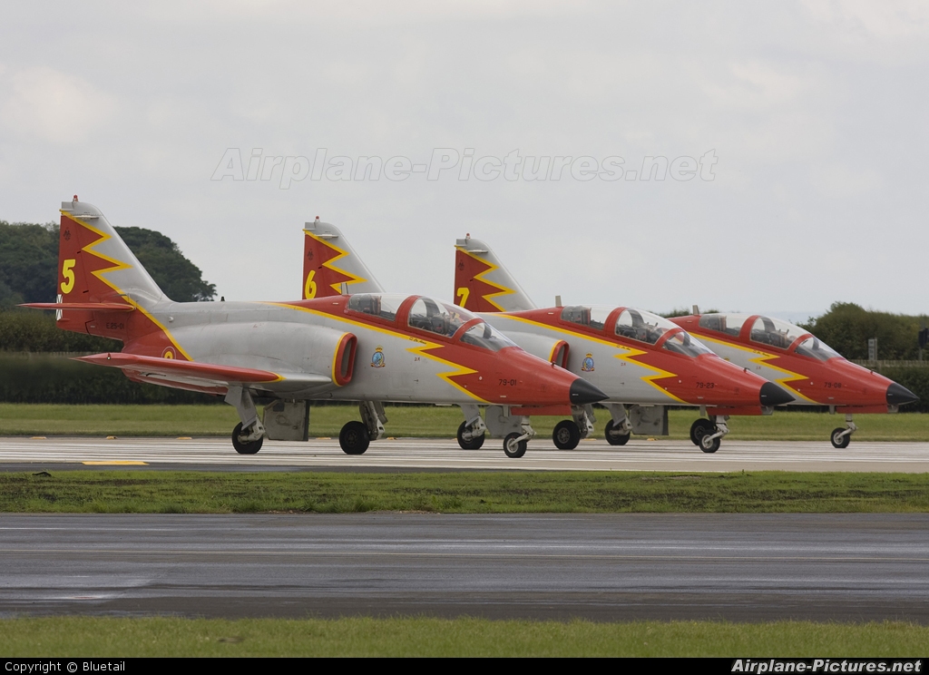 Spain - Air Force : Patrulla Aguila E.25-01 aircraft at Waddington