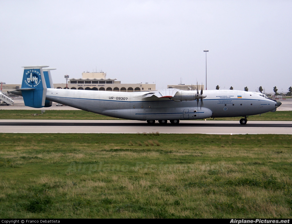 Antonov Airlines /  Design Bureau UR-09307 aircraft at Malta Intl