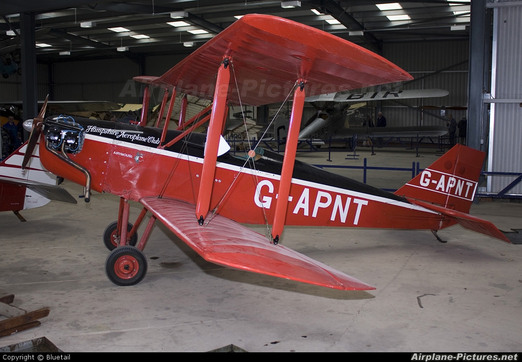 Private G-APNT aircraft at Old Warden