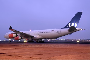 OY-KBI - SAS - Scandinavian Airlines Airbus A340-300