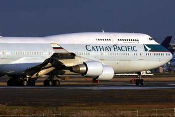 B-HKF - Cathay Pacific Boeing 747-400