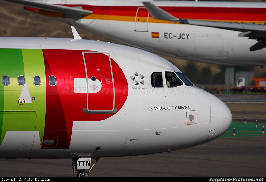 TAP Portugal CS-TTN aircraft at Madrid - Barajas