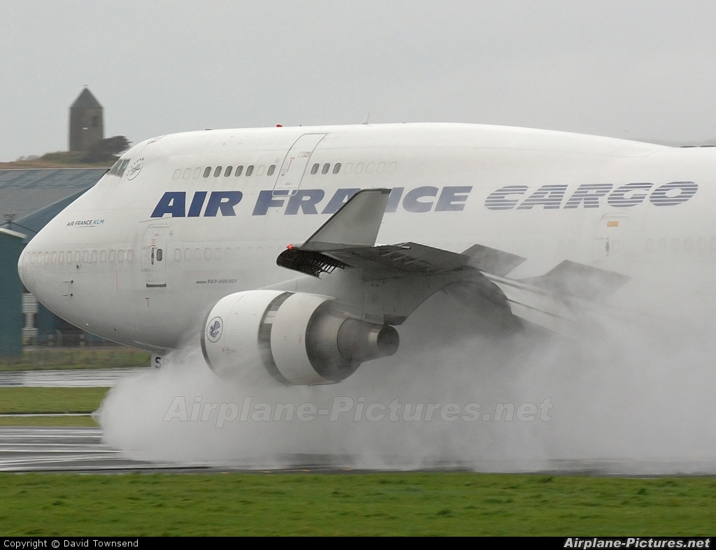 Air France Cargo F-GISB aircraft at Prestwick