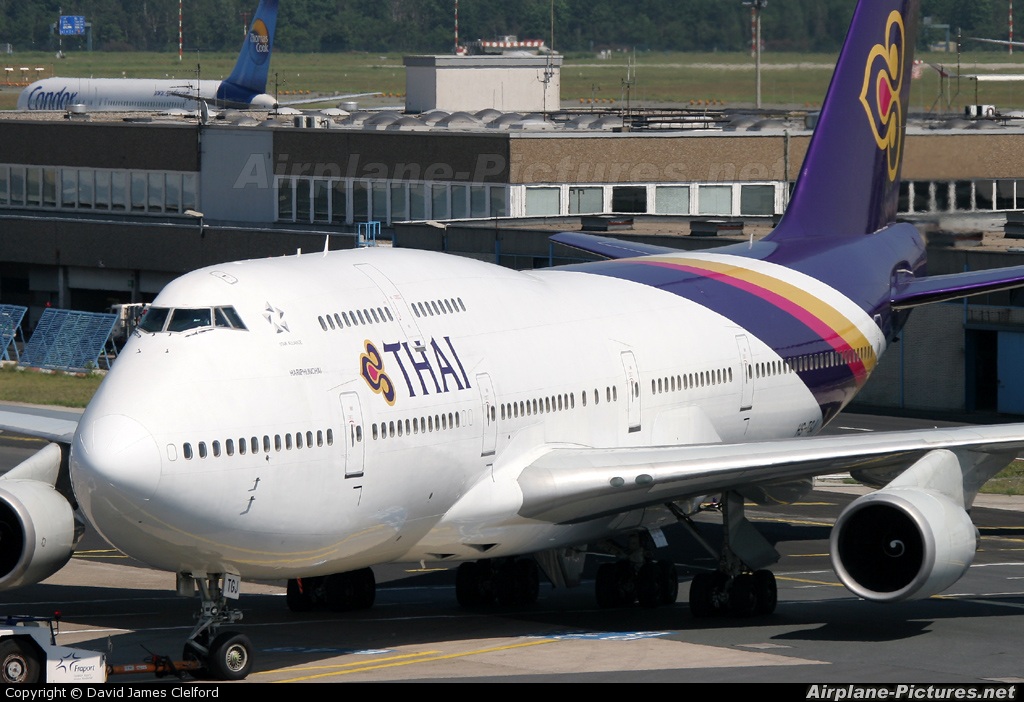 Thai Airways HS-TGJ aircraft at Frankfurt